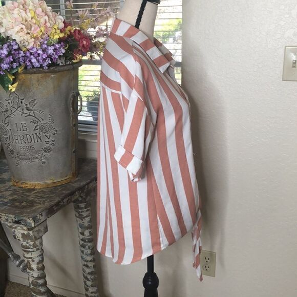 Roolee Light Rust and Ivory Normcore Top - Picture 3 of 12